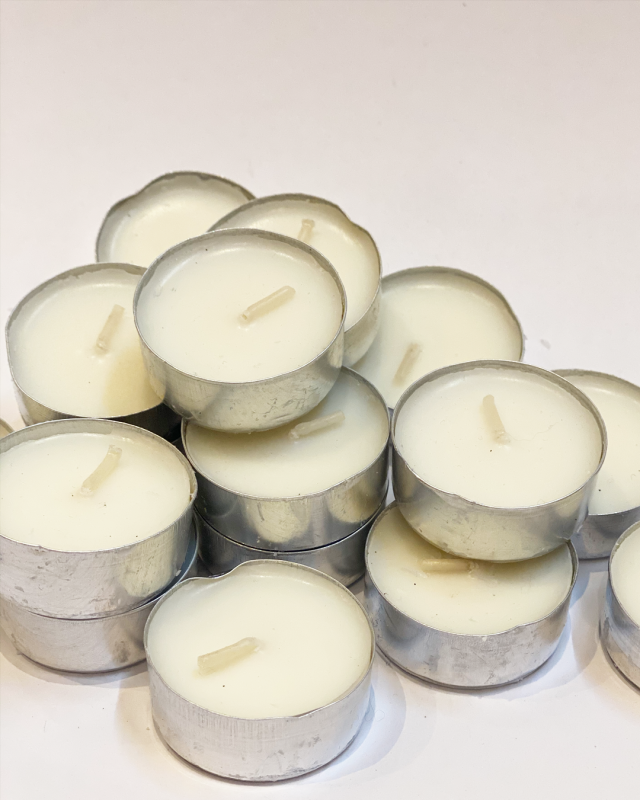 Tealight Candles 4.5hr Paraffin Wax (10 pack) Qi Crystals