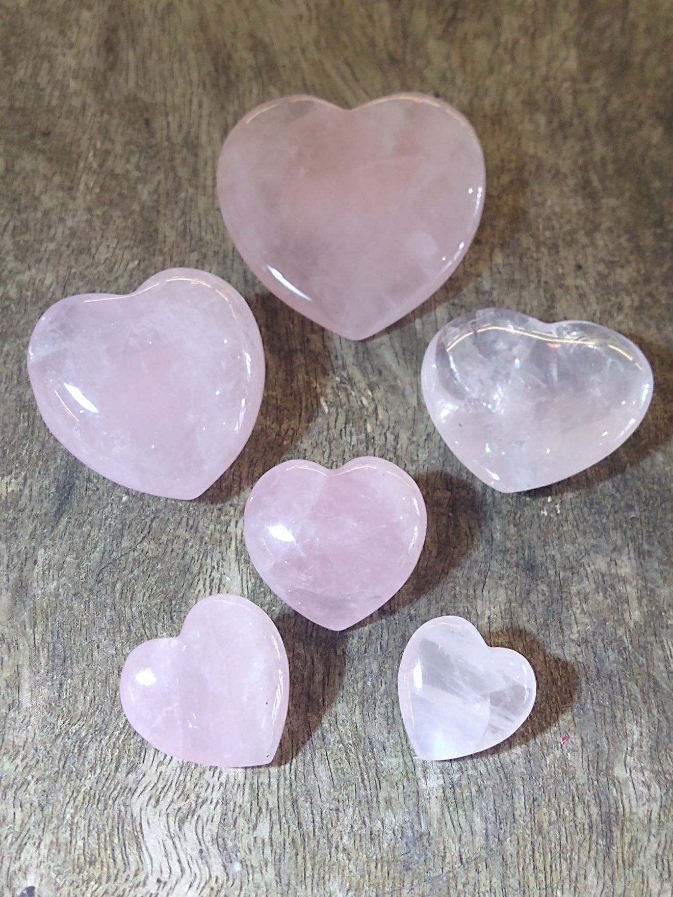 kora rose quartz heart